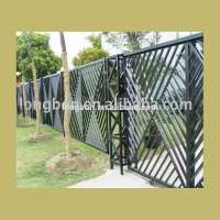 2017 Top-selling modern galvanized steel fence poles