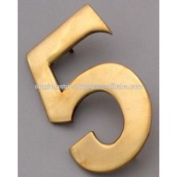 Brass Alphabet and House Number