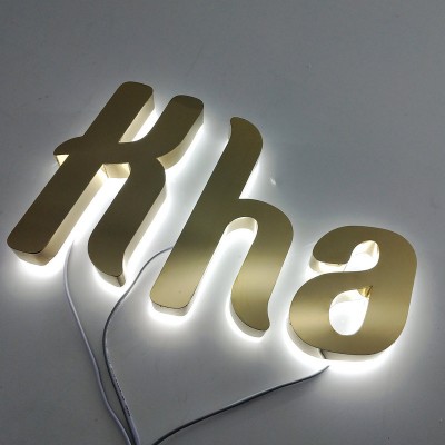 Factory different styles alphabet letters led light up letters sign board signage for shoes shop name