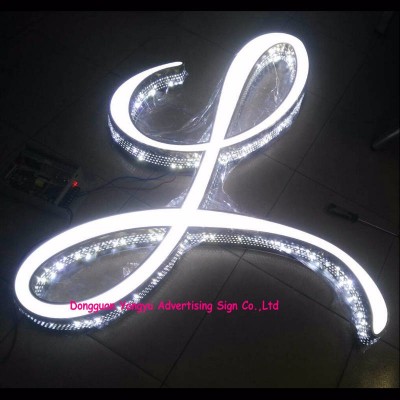 Customized Waterproof LED Perforated illuminated Channel Letter sign store front signs