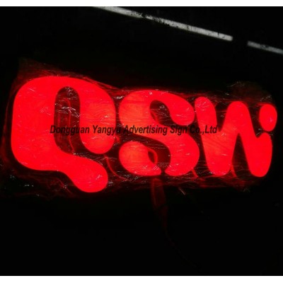 3D Acrylic LED Letters illuminated Advertising Business Signs light box letters customized