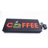 Custom Outdoor coffee shop acrylic led sign board