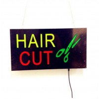 Led shop name Nail hair salon sign board