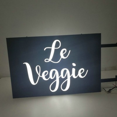 Custom outdoor acrylic led advertising light box