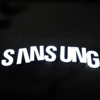 Waterproof ABS mold led sign SAMSUNG mobile phone shop name sign