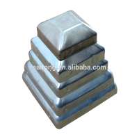 Square galvanized Steel Caps