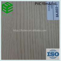 wooden grain Pvc deco film for furniture interior decoration