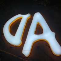 Custom 3D Acrylic LED Letters illuminated Advertising lighted sign letters